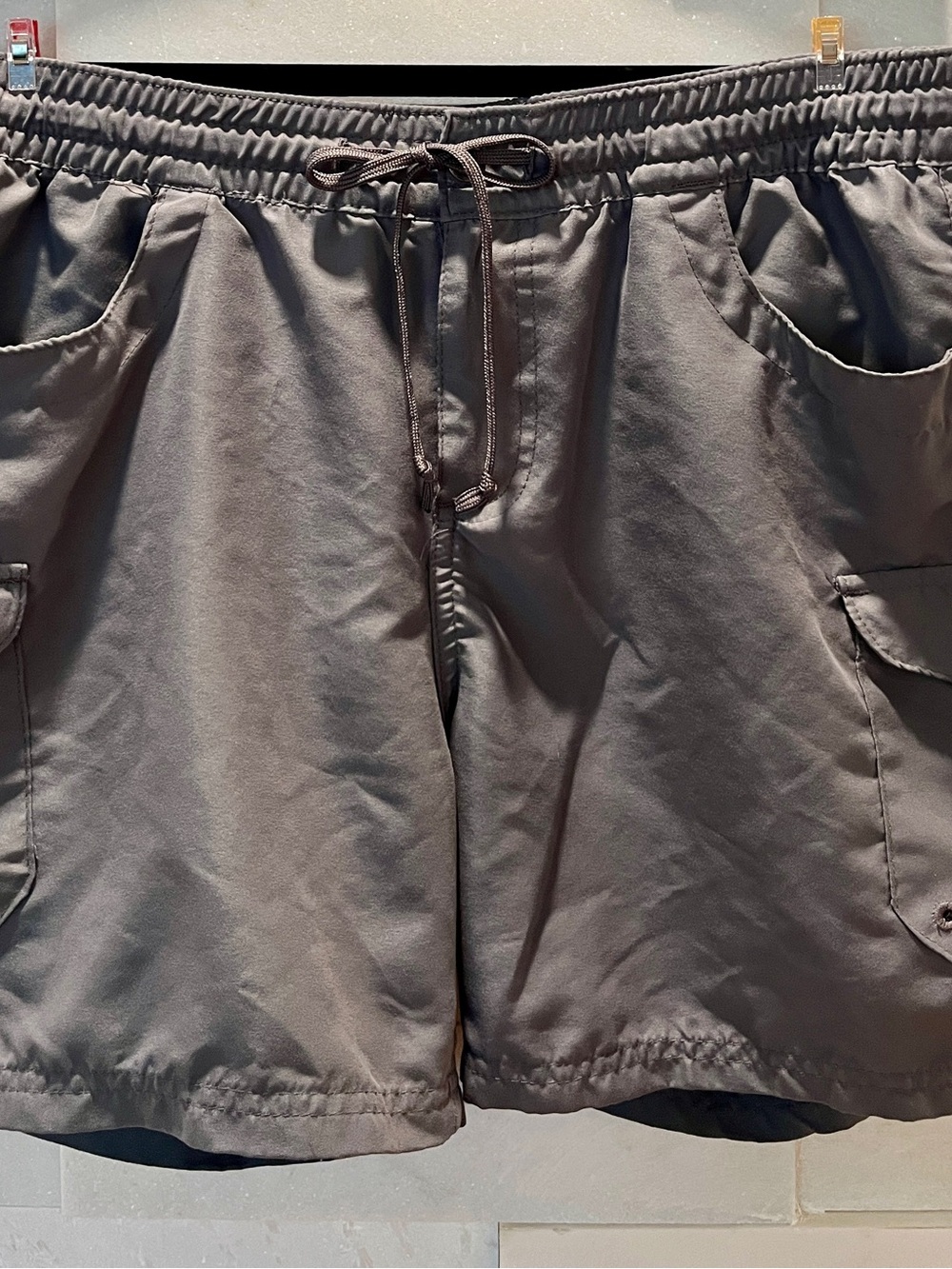 Excurzion Gray Casual Trail Hiking Shorts Elastic Waist - Womens M